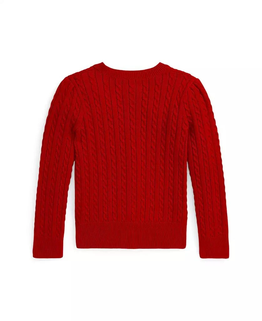 Ralph Lauren Toddler And Little Girls Mini-Cable Cotton Cardigan 2