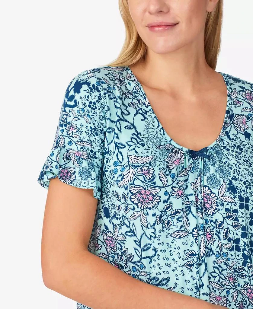 Ellen Tracy Women's Short Sleeve Chemise 4