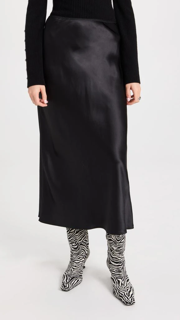 Reformation Layla Silk Skirt 6