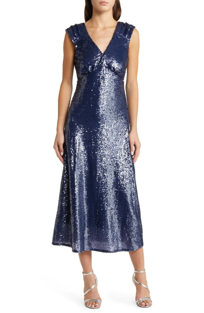 Adelyn Rae Konnie Sequin Midi Dress 1