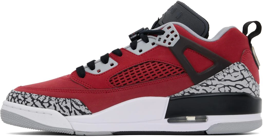 Jordan Red & Gray Jordan Spizike Low Sneakers 3