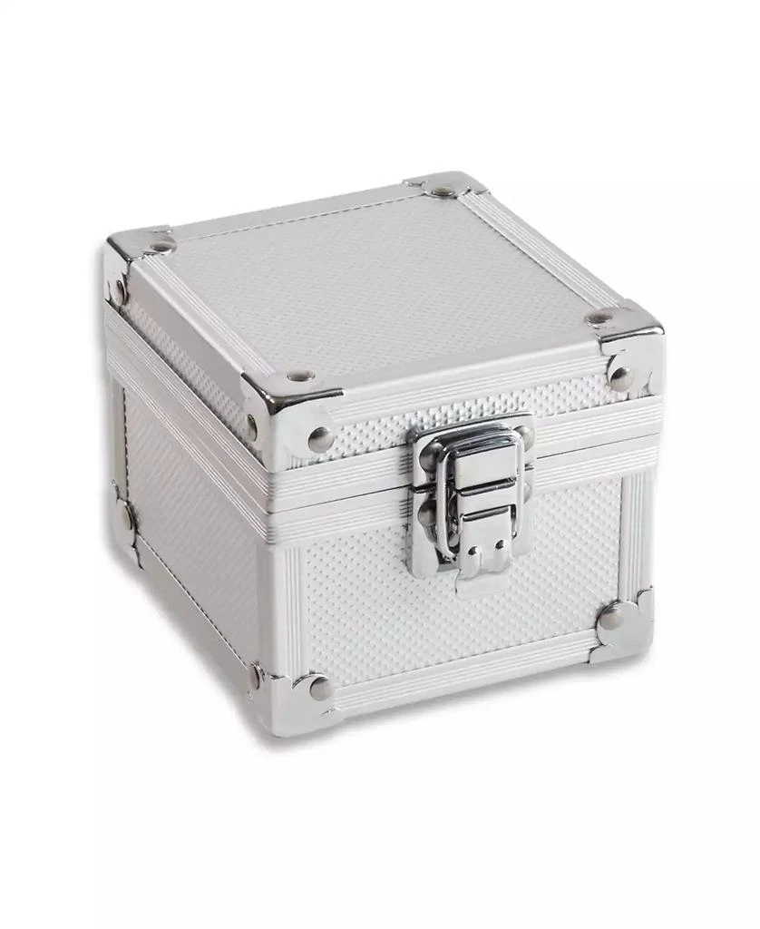 Bey-Berk Aluminum Exterior Single Watch Case with Clasp Closure 2