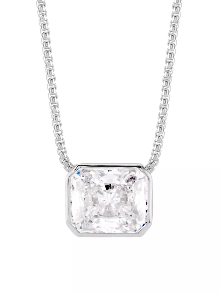 Adriana Orsini Feliz Sterling Silver & Cubic Zirconia XL Pendant Necklace 1