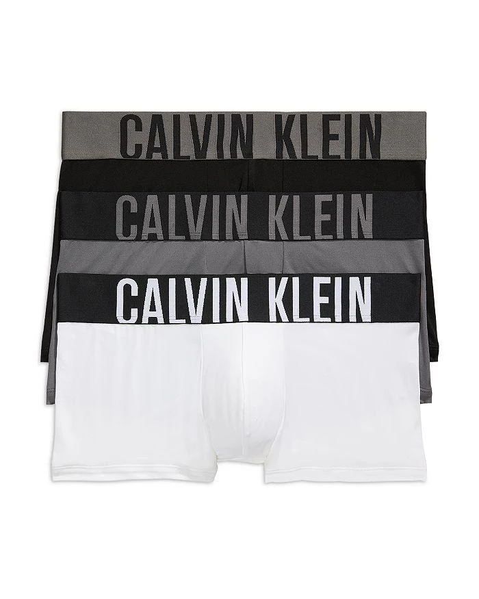 Calvin Klein Intense Power Logo Waistband Micro Low Rise Trunks, Pack of 3 1