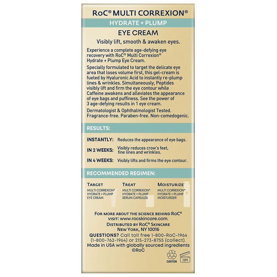 RoC Multi Correxion Hydrate + Plump Hyaluronic Acid Eye Cream