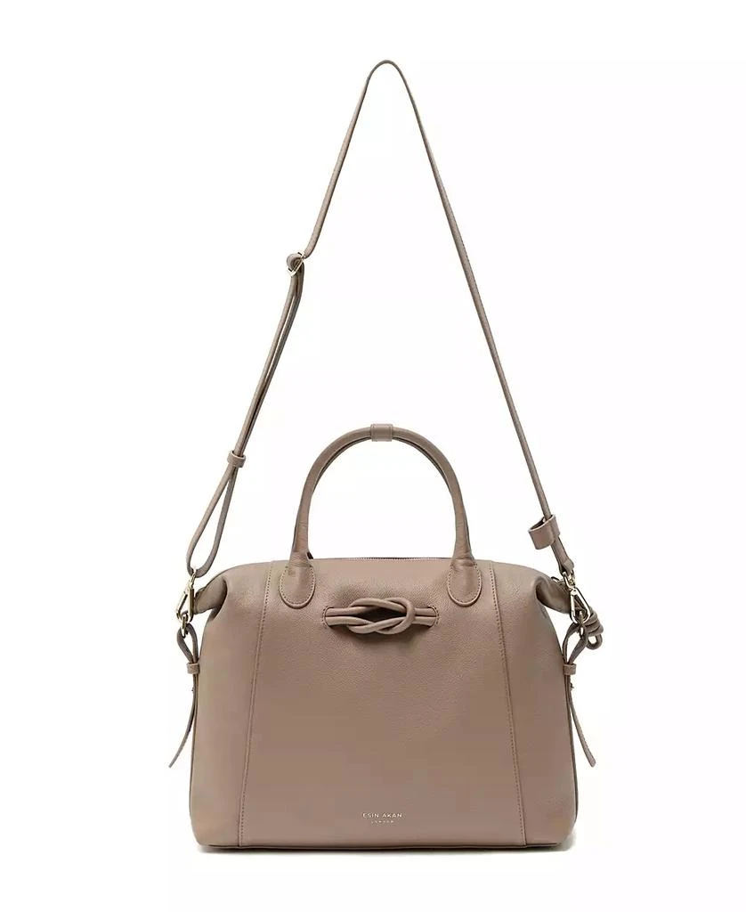 Esin Akan Wimbledon Large Leather Backpack Tote 3