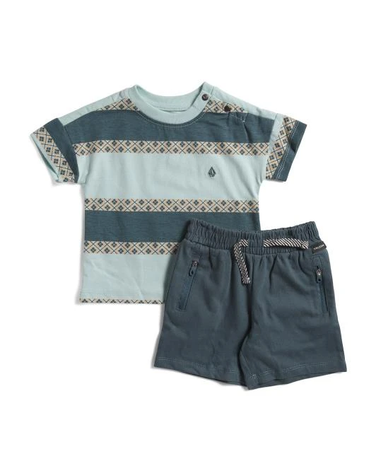 Volcom Infant Boys 2pc Top And Shorts Set 1