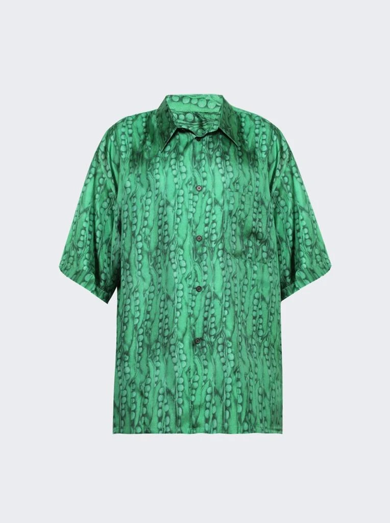 Givenchy Givenchy Hawaii Shirt With Front Pocket GREEN 1