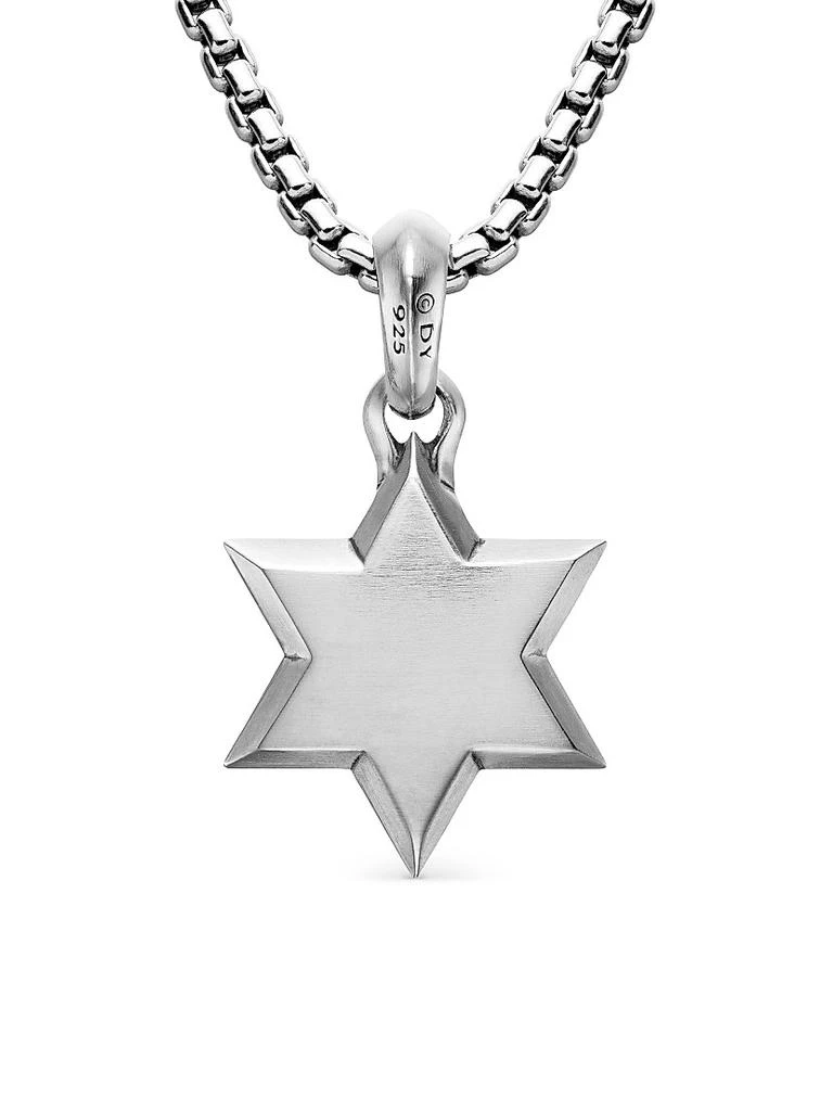 David Yurman Star of David Amulet in Sterling Silver, 34.7mm 4