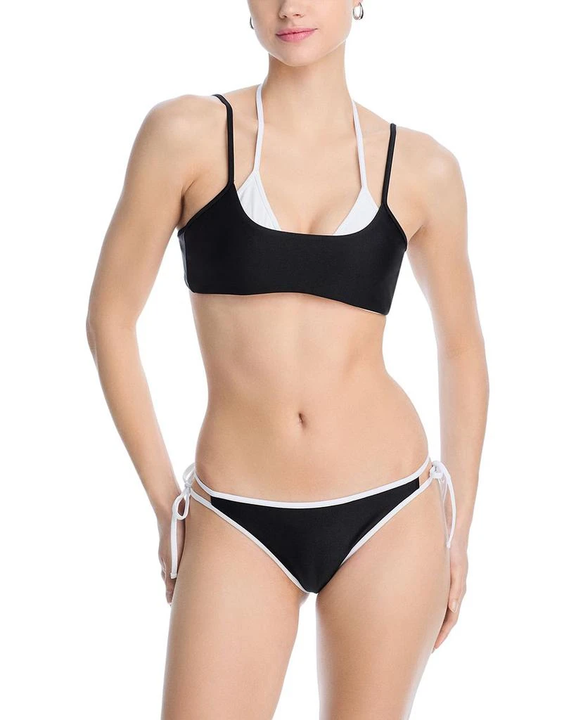 AQUA Layered Look Bikini Top - Exclusive 2