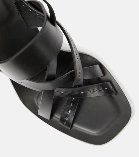 Max Mara Seamhighsan 90 leather sandals 6