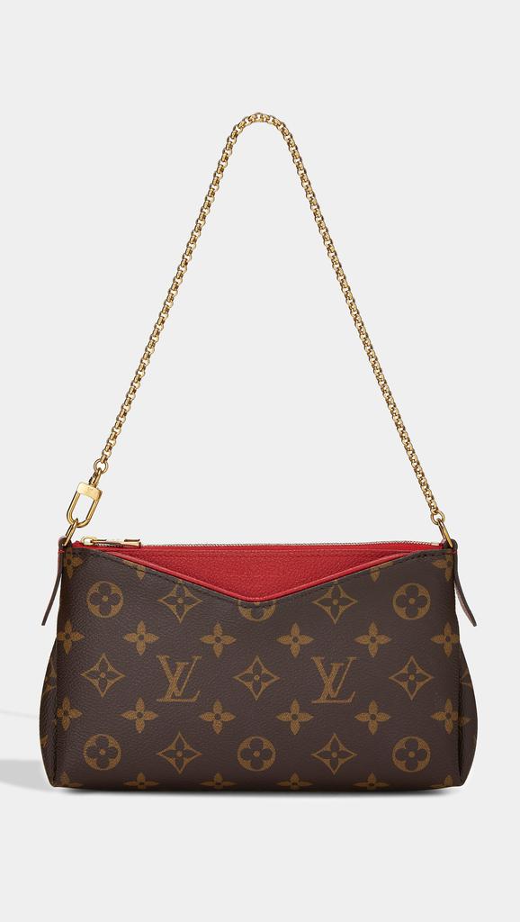 What Goes Around Comes Around Louis Vuitton Monogram Pallas Clutch