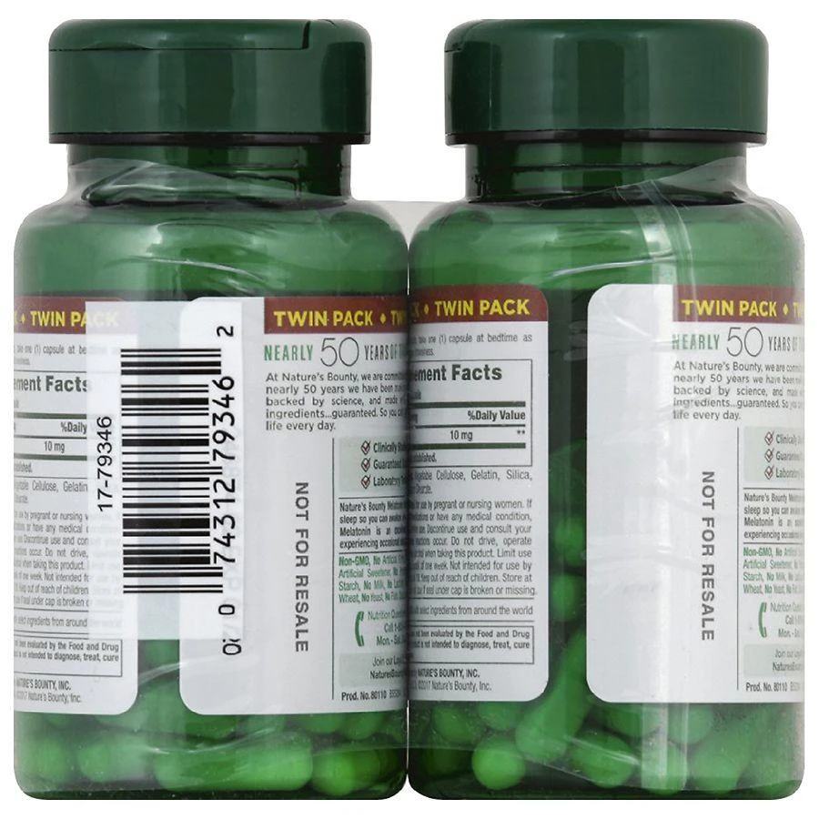 Nature's Bounty Melatonin 10 mg 4