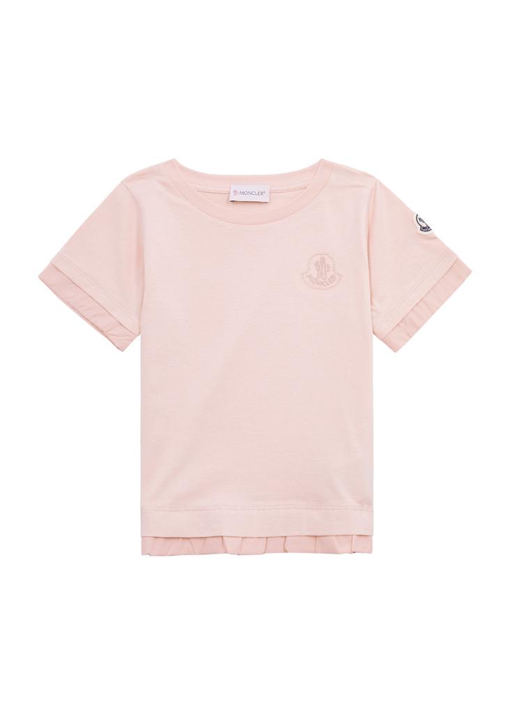 モンクレール　ロンT 4A キッズ Shop Kids Logo-Print Long-Sleeve T-Shirt on Sale at