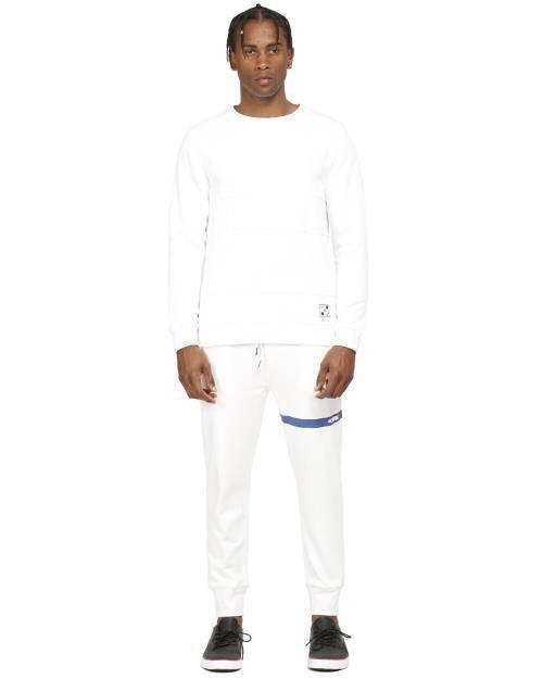 Konus Men's Frency Terry Joggers In White