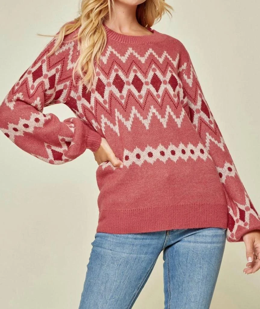 Andree By Unit Andree By Unit - Geometric Sweater 1