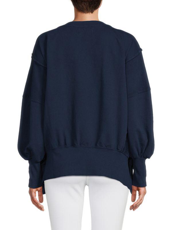 Etienne Marcel High Low Drop Shoulder Sweatshirt