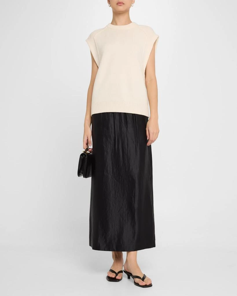Loulou Studio Mari Sleeveless Wool-Cashmere Boxy Sweater 2