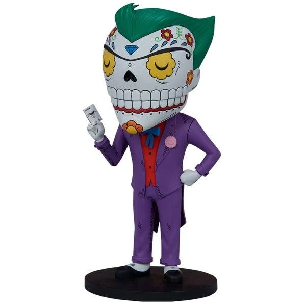 Unruly Studios Sideshow Collectibles DC Comics - Designer PVC Statue The Joker Calavera 20 cm