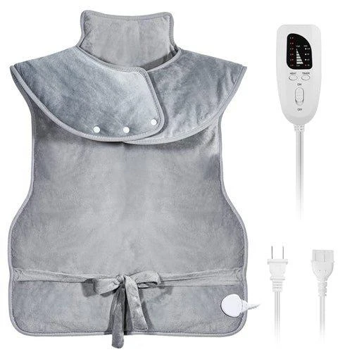 Fresh Fab Finds 36.6" x 22" Electric Heating Wrap For Neck Shoulder Fast Heating Pad Mat Heated Neck Wrap 1