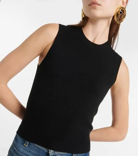 Nili Lotan May cashmere sweater vest 5