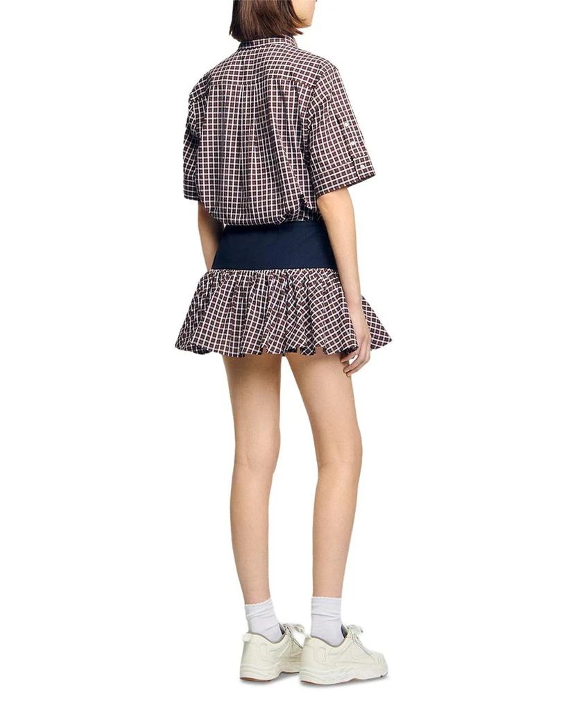 Sandro Checkered Skort 3