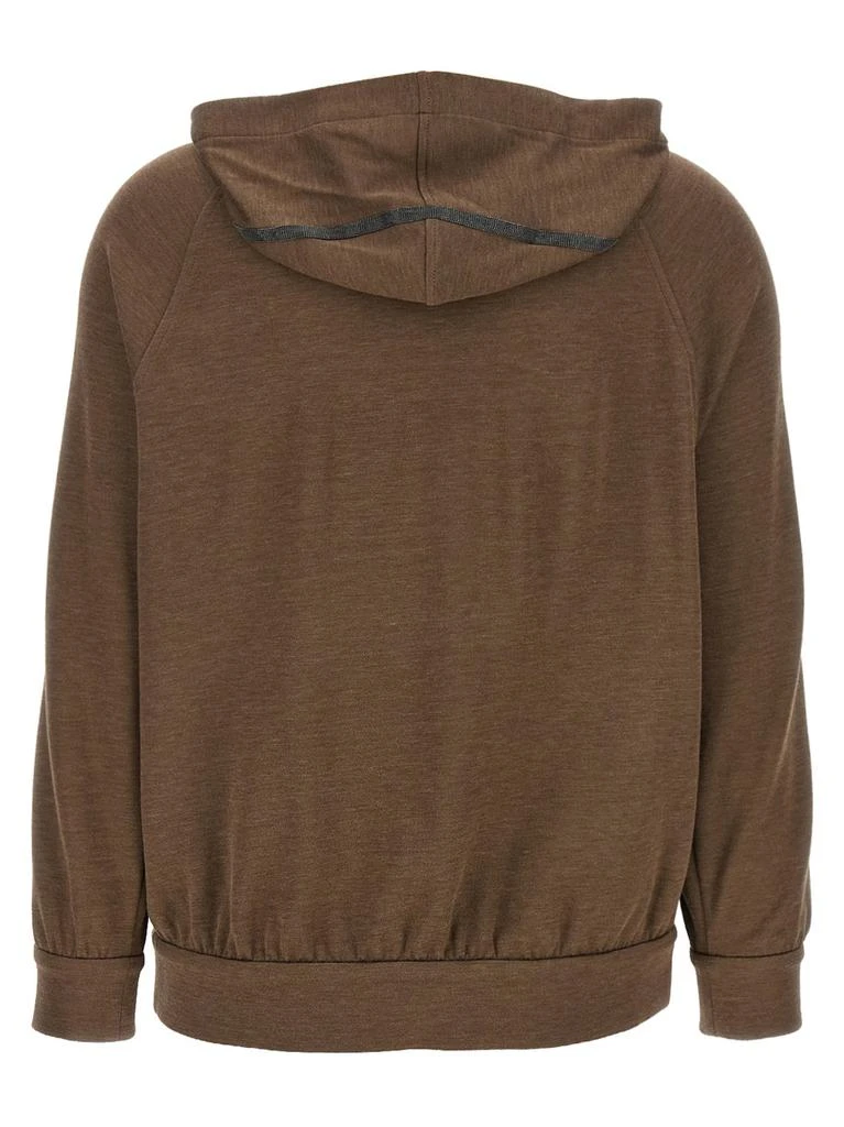 Brunello Cucinelli Brunello Cucinelli Zip-Up Long Sleeved Sweatshirt 2