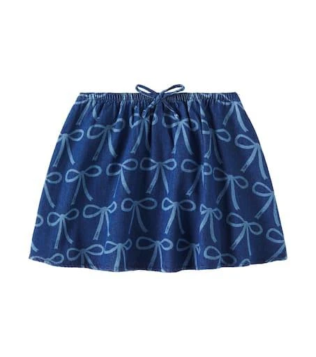 Tinycottons Bows denim skirt 1