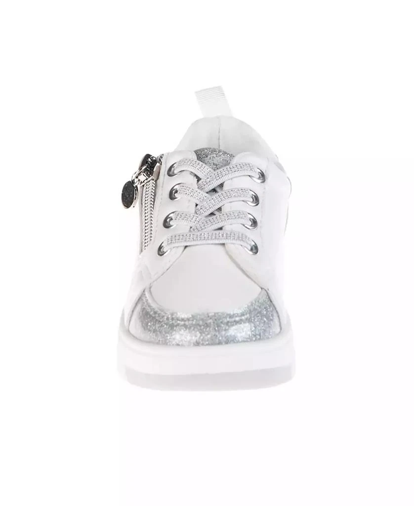 Vince Camuto Toddler Girls Decorative Zipper Heart Underlays Court Sneaker 4
