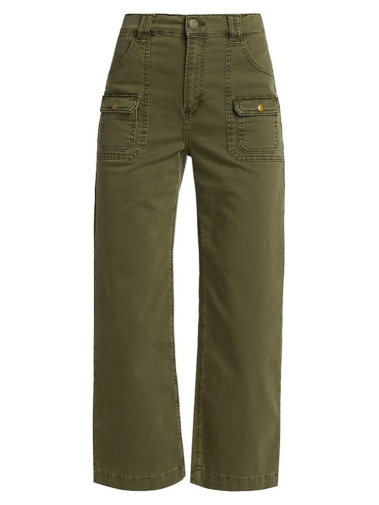 FRAME Utilitarian Stretch-Cotton Pants 1