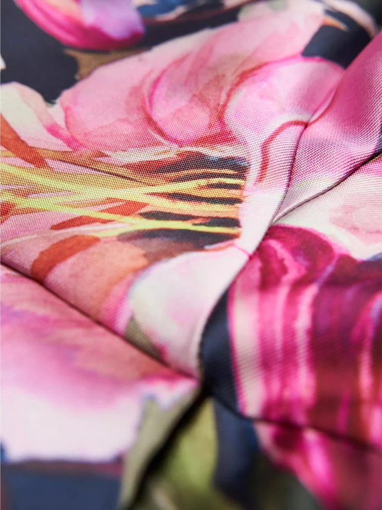 Kay Unger Dariana Lily Watercolor Cocktail Dress 7