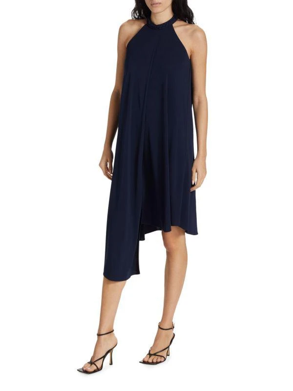 Halston Heritage Marie Asymmetric Halter Dress 3