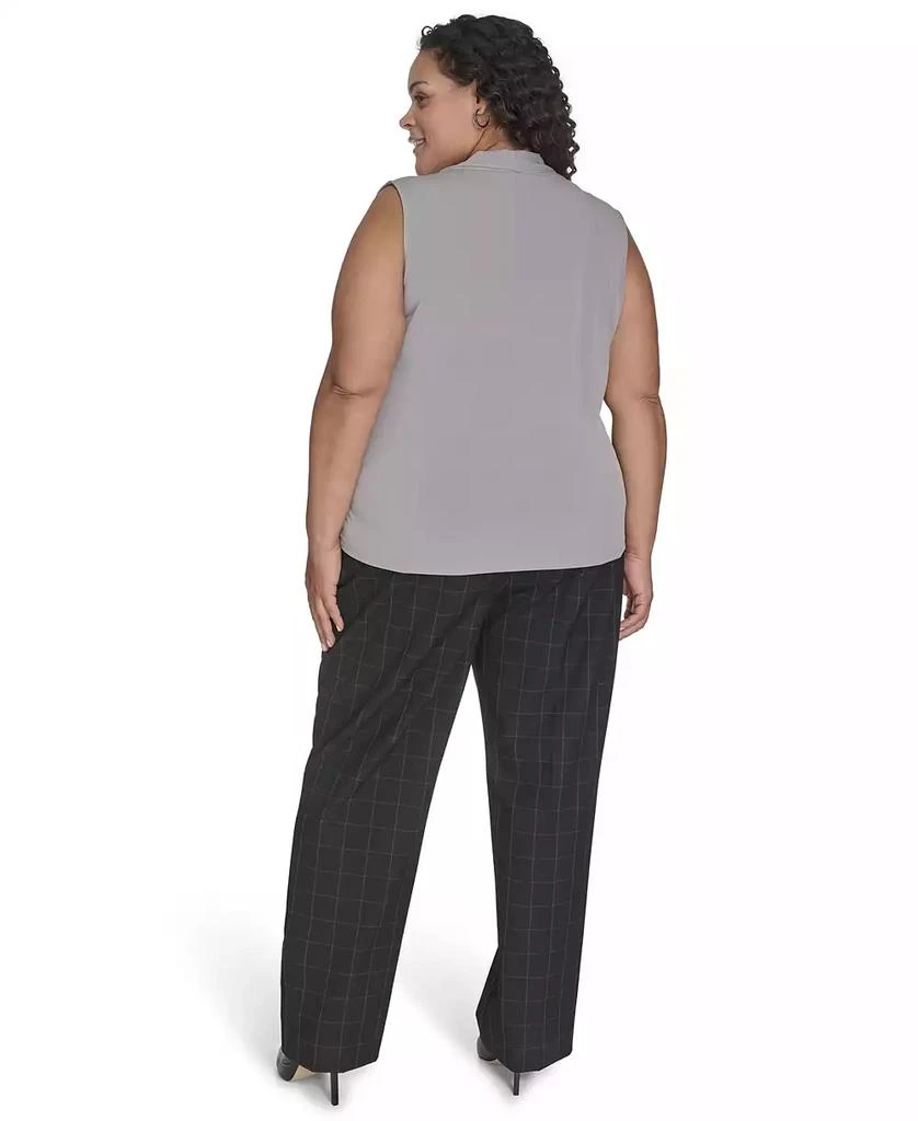 Calvin Klein Plus Size V-Neck Sleeveless Top 2