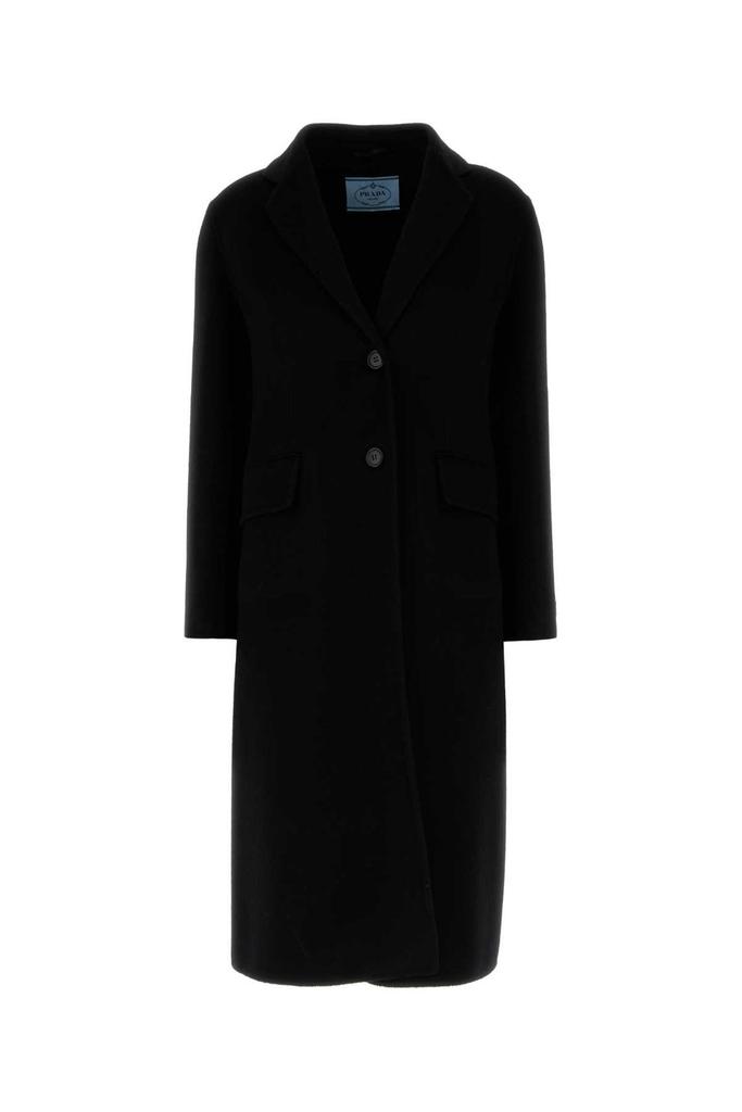 【プラダ・PRADA】Feather-trimmed single-breasted wool jacket Prada Feather-Trimmed Single-Breasted Wool Jacket | Saks