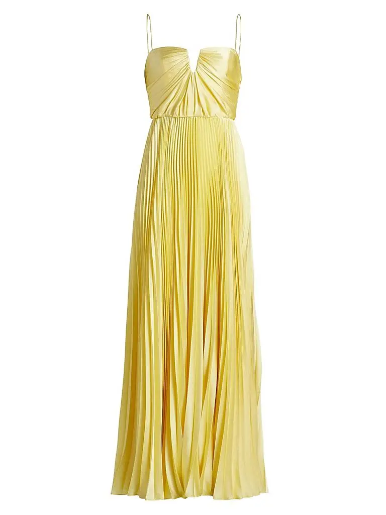 As It May Annna Hammered Satin Gown - DARK PLUM - 8 (Medium)