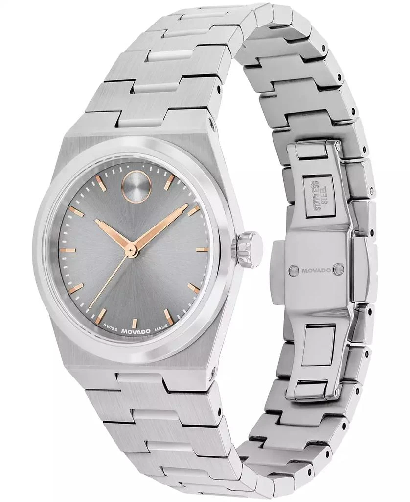 Women’s Movado SE Quartz Stainless Steel Watch BRAND NEW Movado SE Quartz Silver Dial Ladies Watch -0607516  main image 2