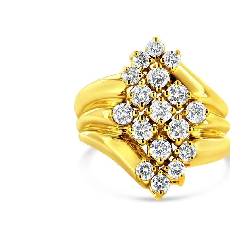Haus of Brilliance 10K Yellow Gold Diamond Ring 1