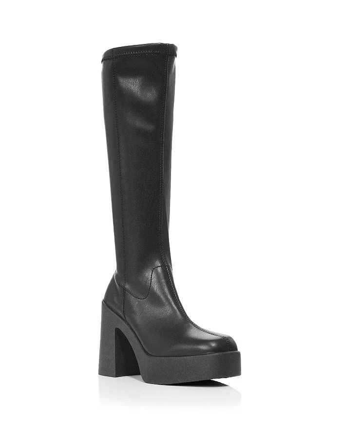 AQUA Women's Billy Square Toe High Heel Platform Boots - 100% Exclusive 1