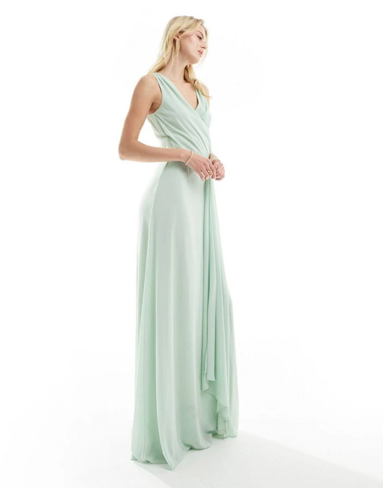 Shop TFNC Tall Bridesmaids bardot fitted maxi dress in fresh mint on Sale  at BeyondStyle  Get 75% Off TFNC Tall Bridesmaids bardot fitted maxi dress  in fresh mint with Limited-Time Flash