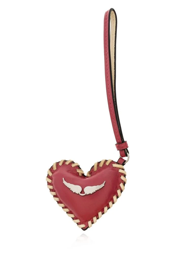 ZADIG 
VOLTAIRE Zadig 
Voltaire Heart Braided Trim Keyring