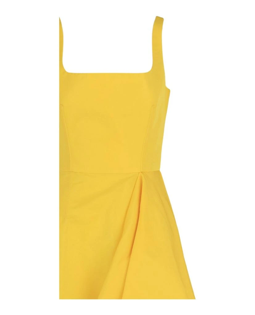 Alexander McQueen Asymmetric Draped Midi Dress 3