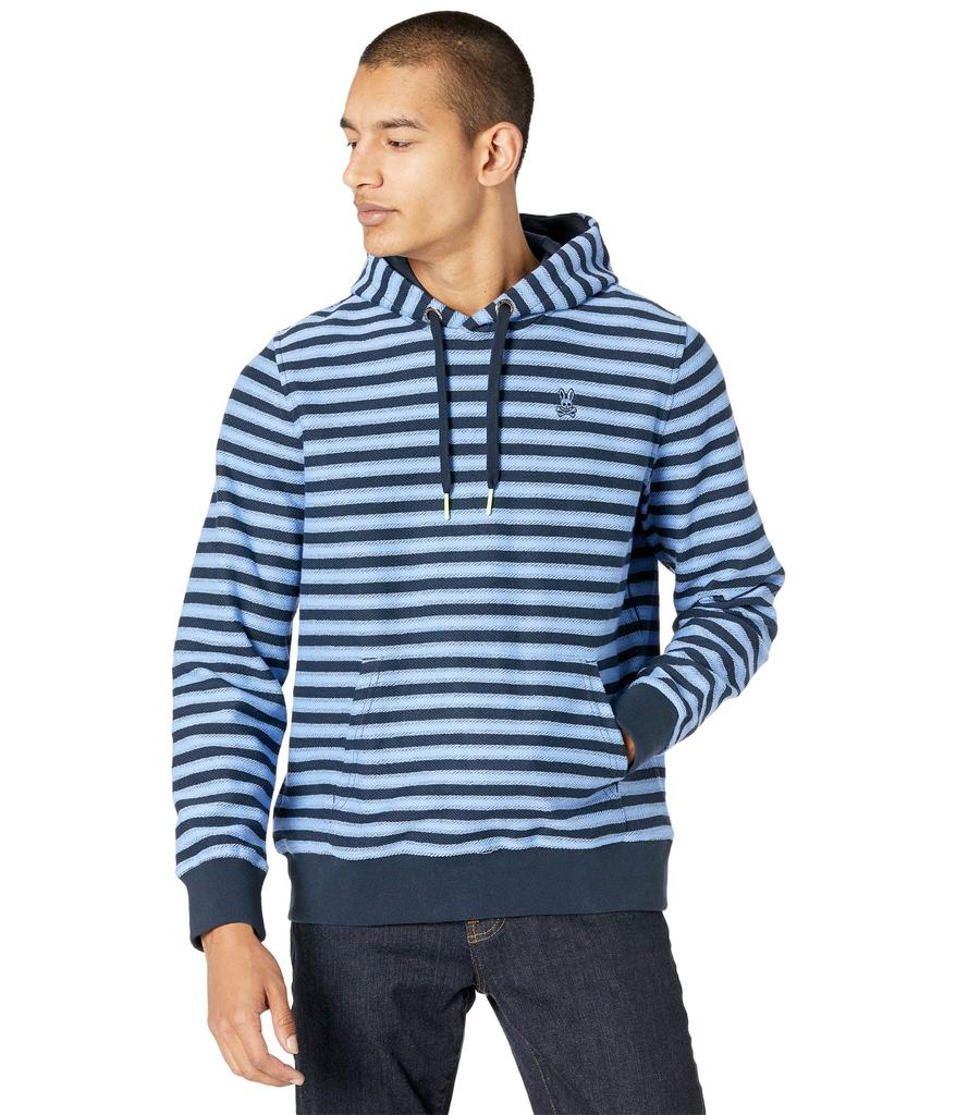 Psycho Bunny Sheffield Stripe Hoodie