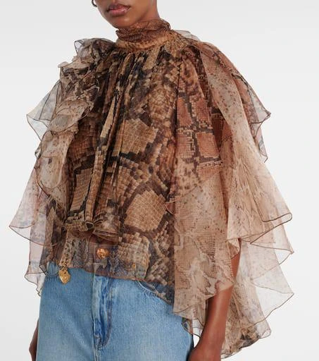 Zimmermann Memento ruffled silk blouse 7