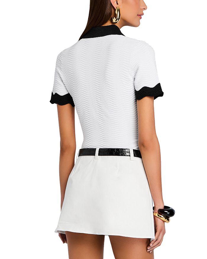 retrofête Lyric Contrast Trim Knit Top