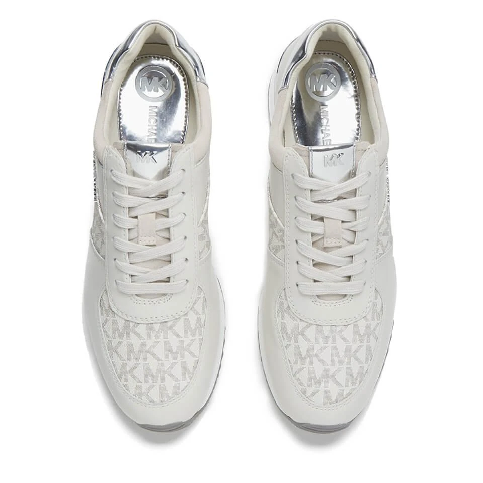 Michael Kors MICHAEL MICHAEL KORS WOMEN'S ALLIE WRAP TRAINERS - VANILLA 2