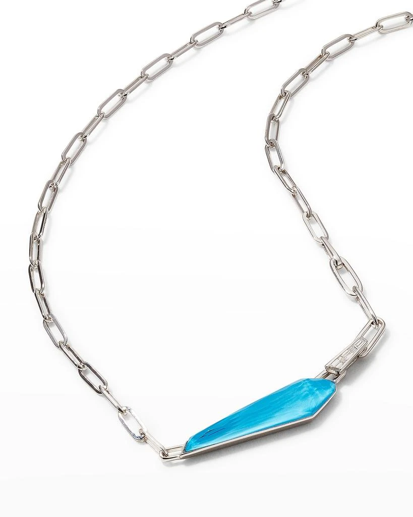 Stephen Webster Slimline Shard Linked Choker with Turquoise Clear Quartz 3