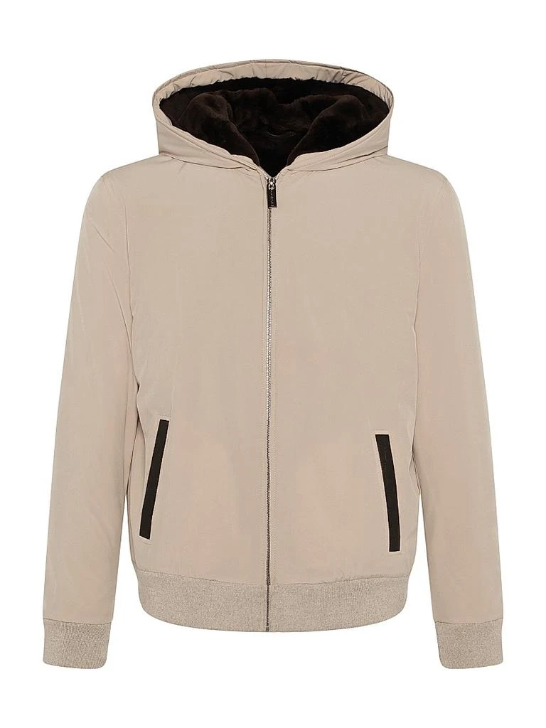 Gorski Shearling Lamb Lined Bomber Jacket 1