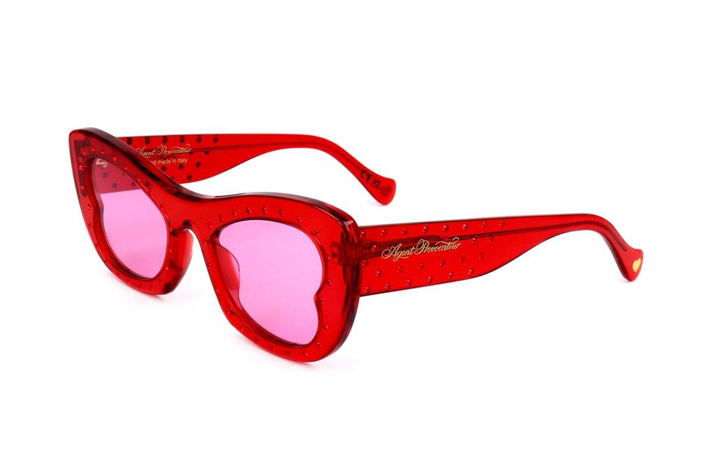 L'Agent by Agent Provocateur Agent Provocateur Heart Frame Full Rim Sunglasses
