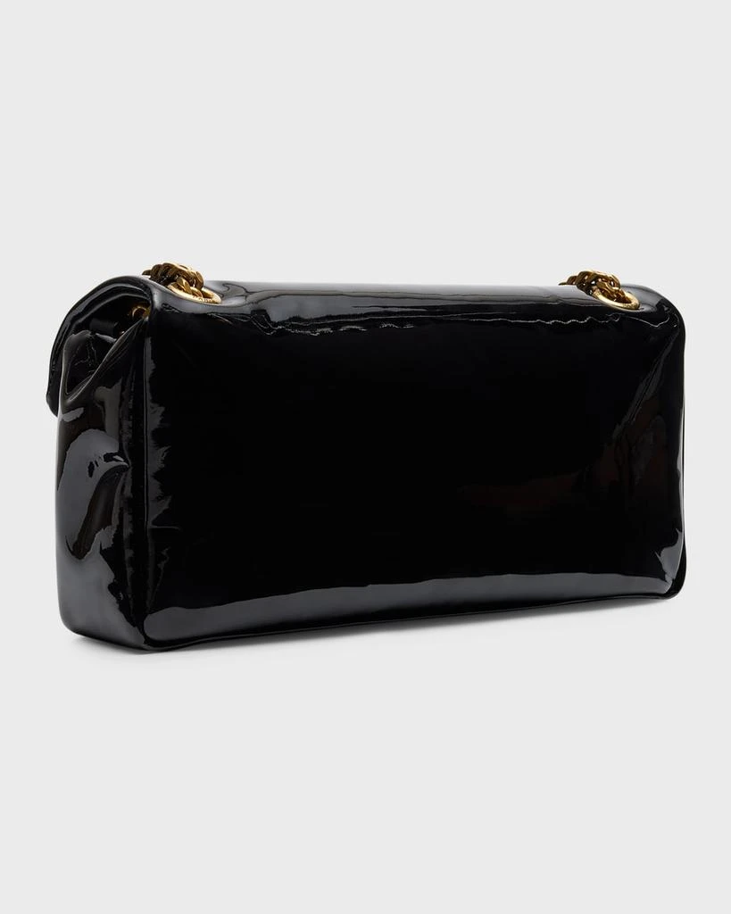 Yves Saint Laurent Claypso Small YSL Shoulder Bag in Patent Leather 6