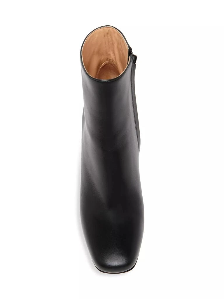Bottega Veneta 90MM Knot-Heel Leather Booties 5